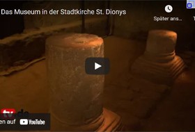 Startseite des Youtube-Videos von ES-TV über das Museum Sankt Dionys.